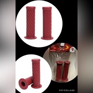 3/$10 Motorcycle 7/8" 1" Hand Grips Rubber Universal Cafe Racer ATV Dirt Bike